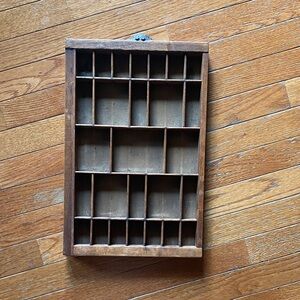 Wooden Display Shelf